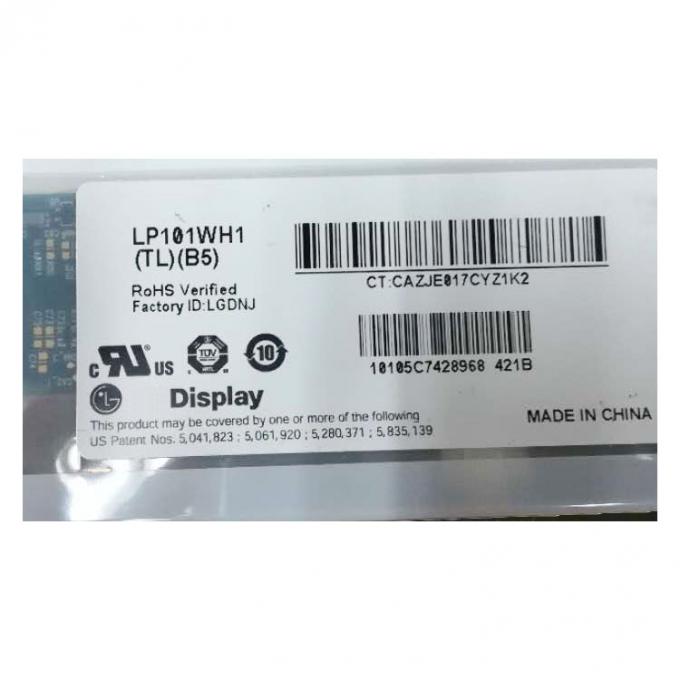1366(RGB)X768 LCD Laptop Panel / 10.1 Inch LCD Panel LP101WH1 TLB5 LVDS 40 Pin
