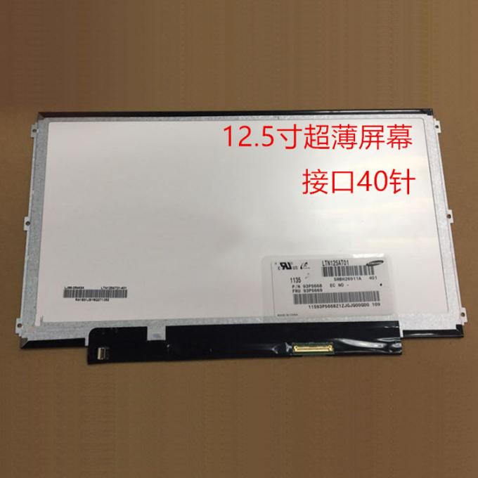 Grade A LCD Display Screen / 12.5 Inch Display LVDS 40 PIN With LTN125AT01