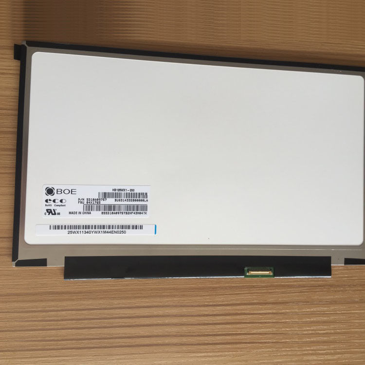 12.5" Slim LCD Screen / Laptop LED Screen HB125WX1 200 30 Pin EDP 16MS